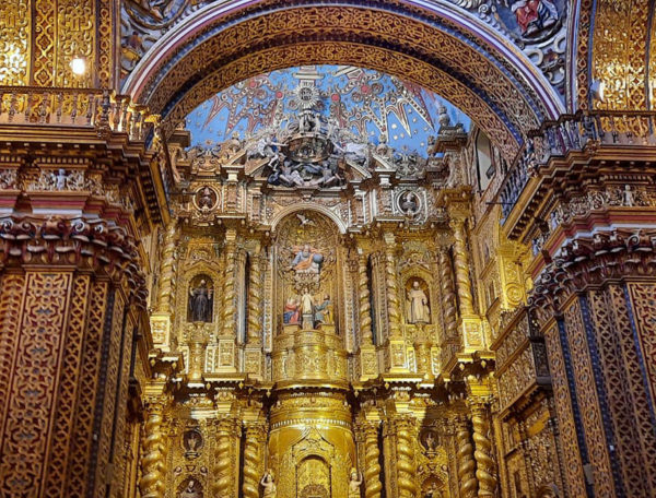 Basilica del Voto Nacional Gold Interior