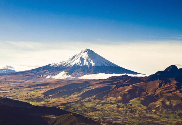 Cotopaxi aerial view, Ecuador