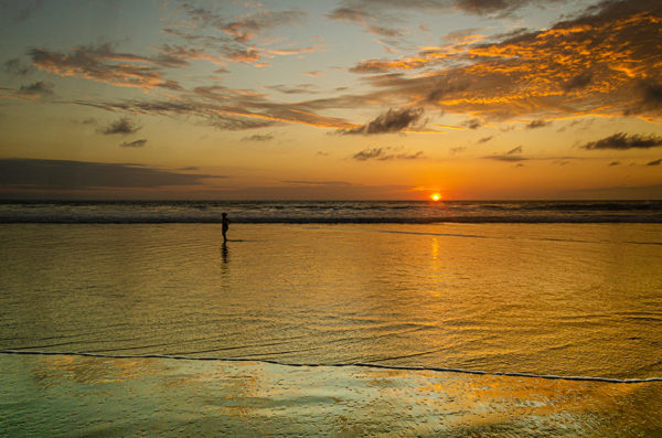 Montanita, Ecuador beach sunset